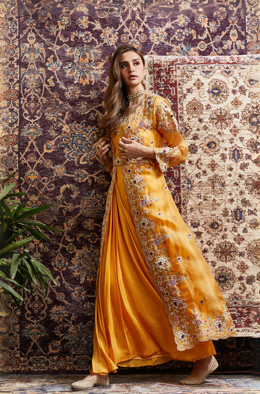LONG JACKET SET WITH DRESS LONG JACKET SET WITH DRESS