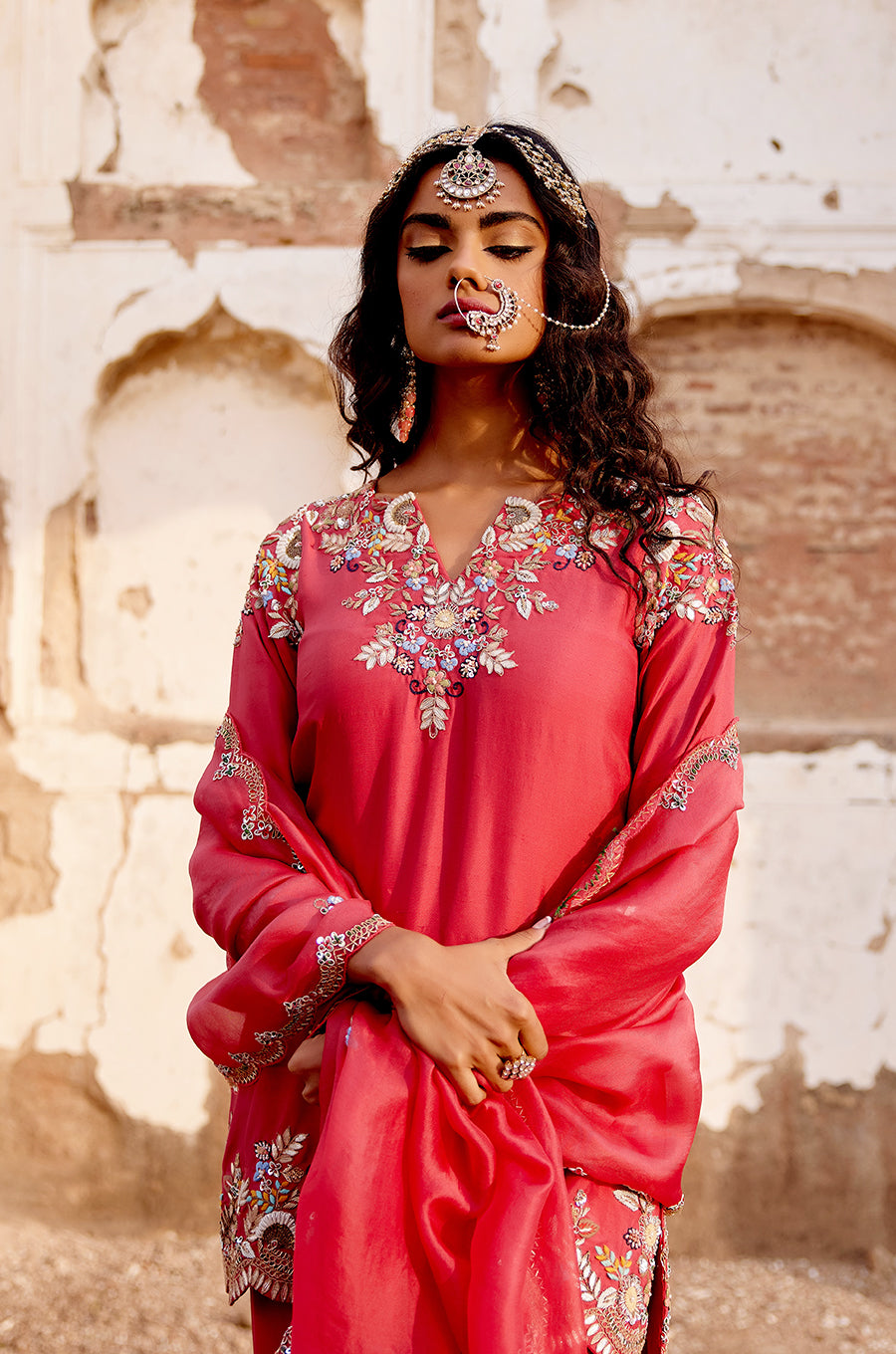 KURTA SET WITH PANTS AND DUPATTA