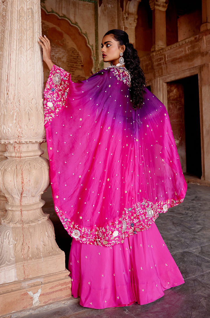 CAPE SET WITH LEHENGA