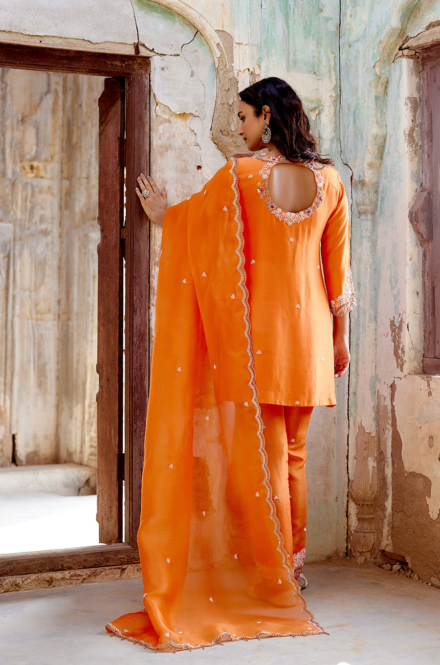 KURTA SET WITH PANTS AND DUPATTA